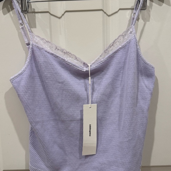 Madhappy Textured Lavender Lace tank women’s large $70 - Picture 2 of 9